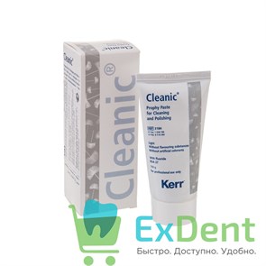 Паста полировочная Cleanic Light без вкуса и без красителей, с фтором, туба (100 г)