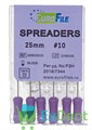Spreaders (Спредер) №10, 25 мм, EuroFile, для латеральной конденсации гуттаперчи, ручные (6 шт) - фото 38599