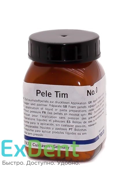 Pele Tim (Пеле Тим) - поролоновые тампончики №0 (3 мм x 3000 шт) 13065 - фото 1560