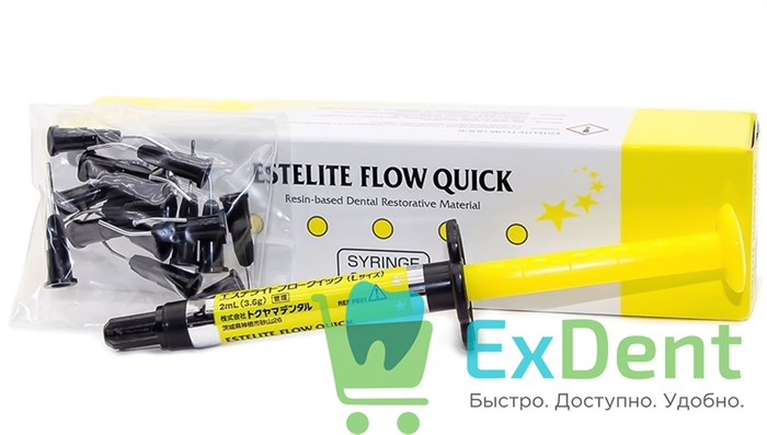 Estelite (Эстелайт) Flow Quick BW - среднетекучий композитный материал для реставраций (3,6 г) 19198 - фото 32662