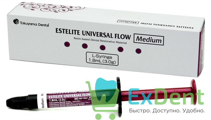 Estelite (Эстелайт) Universal Flow Medium L OPA3 - композитный материал средней текучести (3 г) 18171 - фото 33522