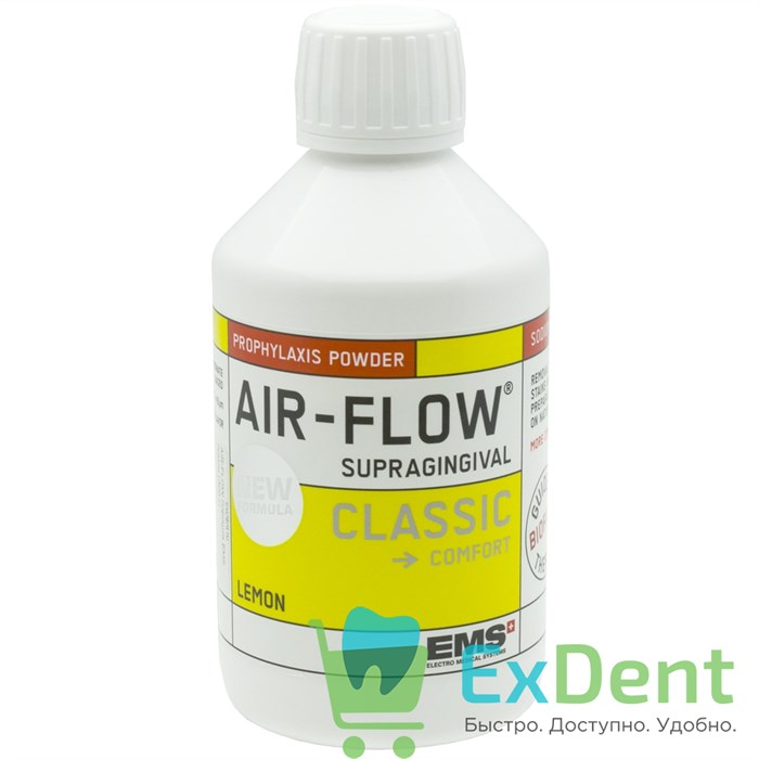 AIR-FLOW порошок EMS Classic, лимон (300 г) 12858 - фото 2049