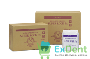 Гипс Noritaki SUPER ROCK EX  - супергипс IV класса, цвет коричневый (11,34 кг) 18348