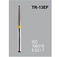 Боры алмазные Mani TR-13EF 198/018 FG - конусообразный, закругленный кончик, желтый (5 шт) 20927 - фото 27847