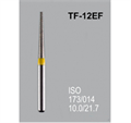 Боры алмазные Mani TF-12EF 173/016 FG - конусообразный, плоский кончик, желтый (5 шт) 20929 - фото 27849