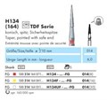 H134-014-FG Твердосплавный финир NTI, форма коническая остроконечная, безопасная верхушка 20099 - фото 28427