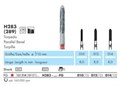 H283-012-FG Твердосплавный финир NTI, форма торпеда, красное кольцо, стандарт 13779 - фото 28486