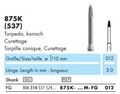 875K-012M-FG Бор алмазный NTI, форма торпеда,коническая, среднее зерно 17768 - фото 28531