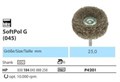 P4201B Полир для капп SoftPol G (грубый), колесо, на дискодержателе NTI 21618 - фото 29013
