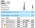 392-016SF-FG Бор алмазный NTI, форма межзубная, сверхмелкое зерно 16317 - фото 30284
