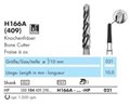 H166A-021-HP Хирургический инструмент NTI, фрез для кости, хвостовик 21602 - фото 30486