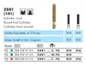 Z881-014F-FG Abacus, Бор алмазный NTI,   форма цилиндр,круглая,мелкое зерно 18447 - фото 31327