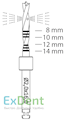 RF210IK-028-RA Хирургический инструмент NTI, пилотный бор, внутреннее охлаждение 16035 - фото 31676