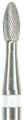H379-014UF-FG Твердосплавный финир NTI, форма олива, белое кольцо, ультра-мелкое 16077 - фото 31748