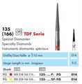 135-014SF-FG Бор алмазный NTI, форма конус,сверх мелкое зерно 21112 - фото 24997