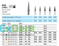 858-012C-FG Бор алмазный NTI, форма конус, остроконечный, грубое зерно 15877 - фото 25435
